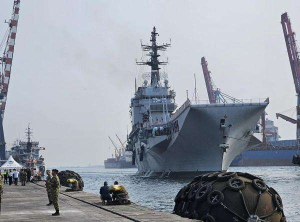Kapal Induk Giuseppe Garibaldi Tiba di Pelabuhan Tanjung Priuk, Akan Ganti Nama Jadi KRI Sriwijaya